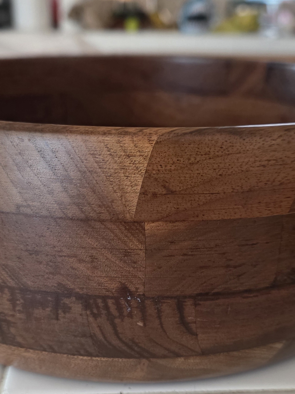 Handcrafted Wooden Black Walnut Bowl - Warm Natural Wood
